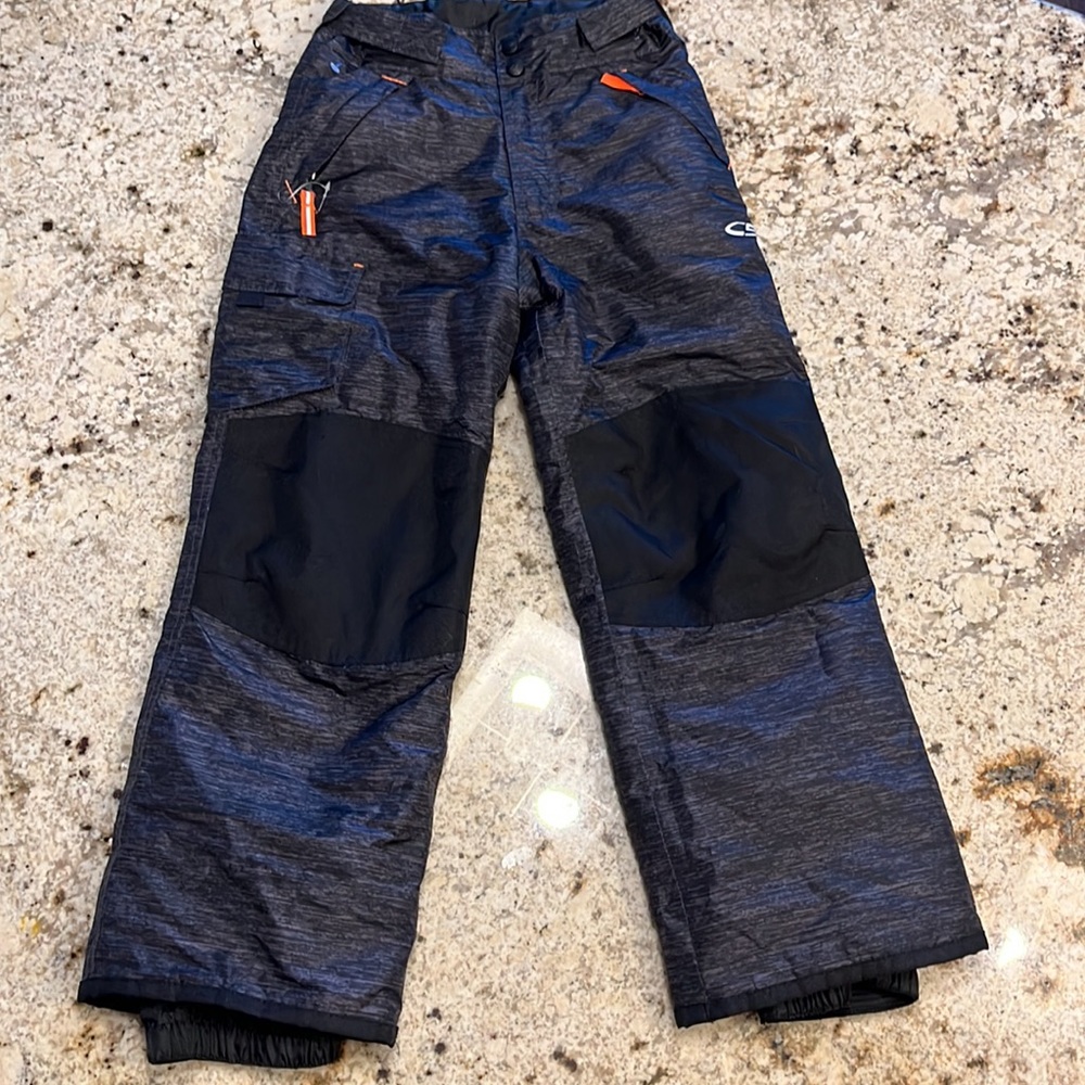 Champion youth ski pants. Size S (6-7) dark gray/black